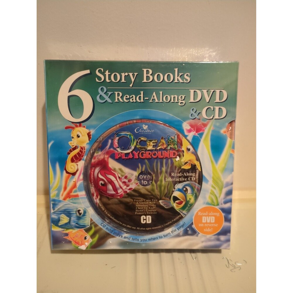 6 Story Books & Read Along DVD & CD, Great Gift for that special 1, New, Sealed.